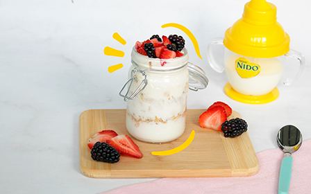 Receta de Yogurt con frutas | Nestlé Baby and Me