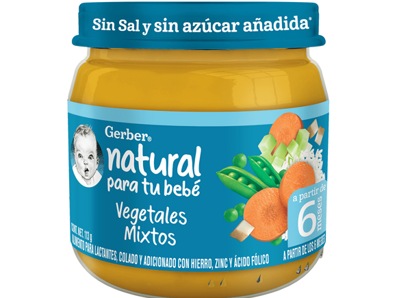 Gerber® Papilla Vegetales Mixtos Etapa 2, 113g