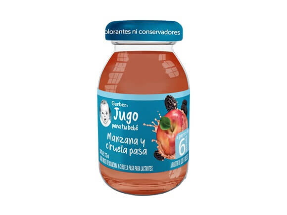 Gerber® Jugo Manzana y Ciruela Pasa Etapa 2 de 175ml