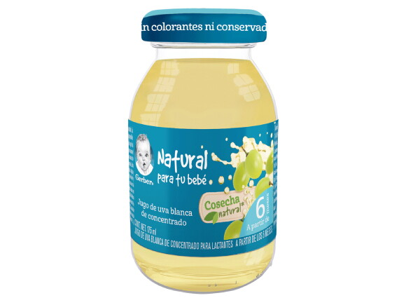 Gerber® Jugo Uva Blanca Etapa 2 de 175ml