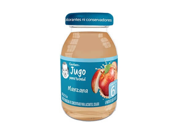 Gerber® Jugo Manzana Etapa 2 de 175ml