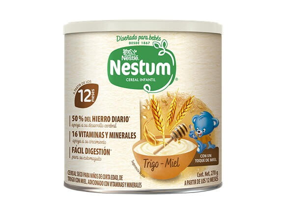 Nestlé® NESTUM® Trigo con Miel 12 meses