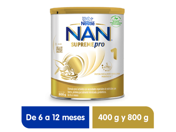 Ventajas de la leche de fórmula NAN Supreme Pro para bebés y lactantes