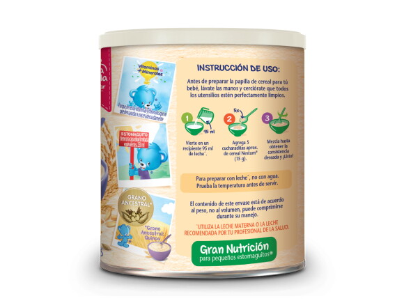 NESTUM® Nestle Cereal Infantil, 8 cereales, Etapa 10 meses, Lata 270g 