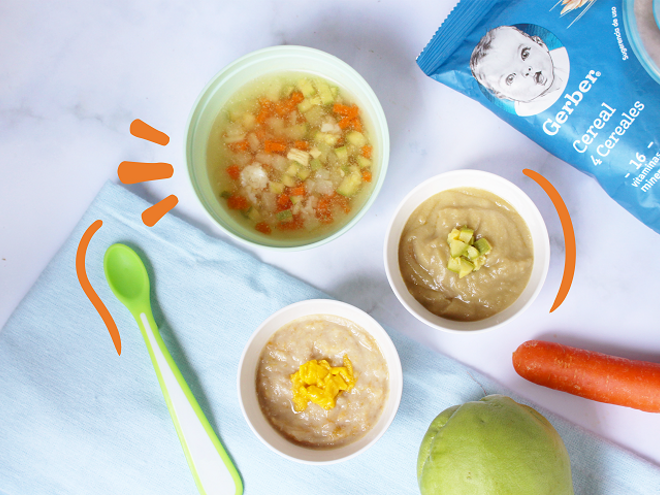 platito con consomé de verduras pollo y arroz comida para bebe