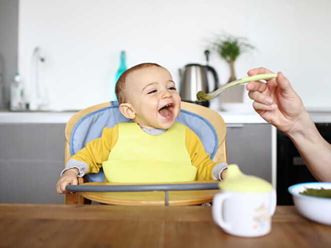 Menú de comidas para bebés de 6 meses