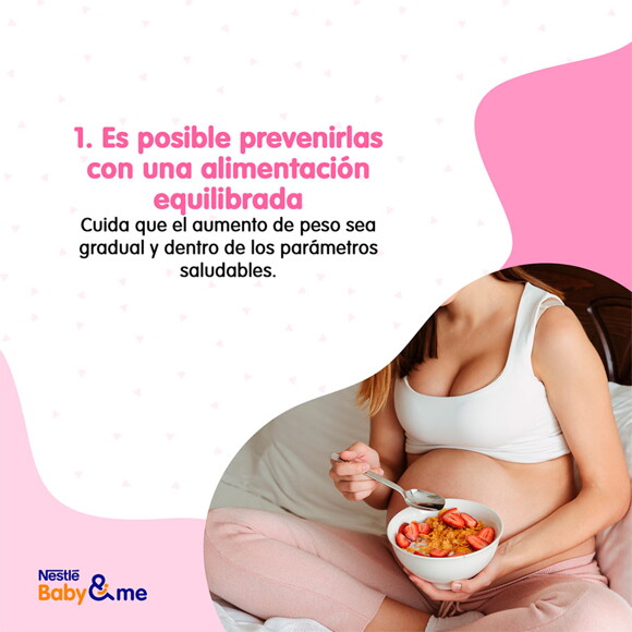 alimentación equilibrada para prevenir las estrías